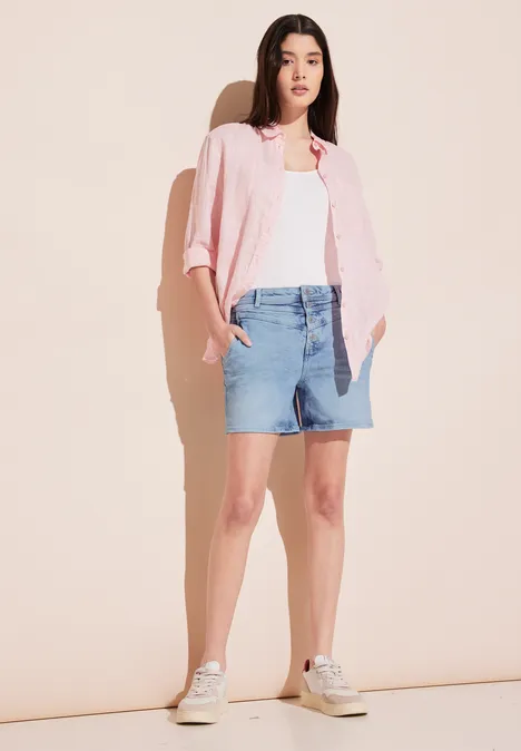 Jeans Shorts bleached blue