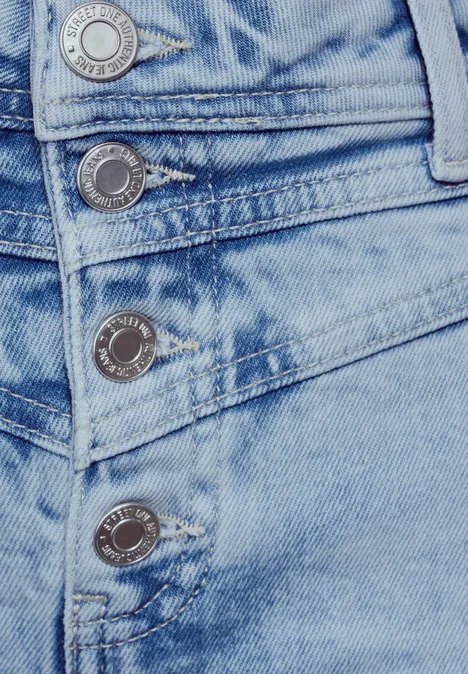 Jeans Shorts bleached blue