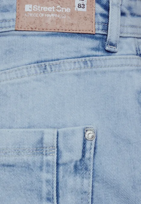Jeans Shorts bleached blue