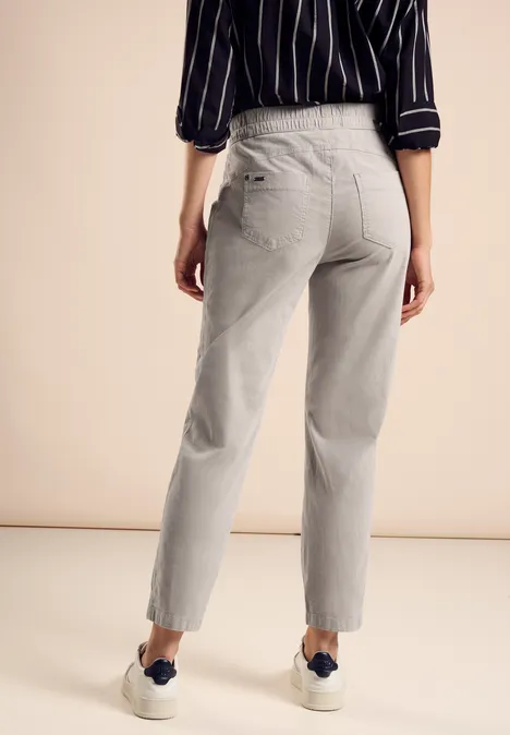 Casual broek stone beige