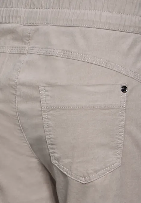Casual broek stone beige