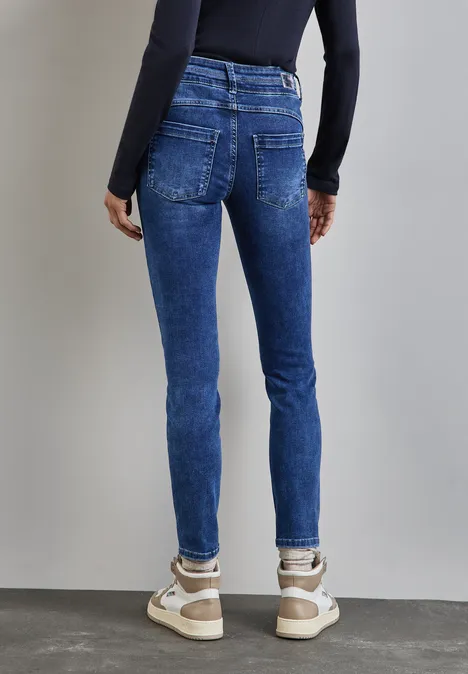 Jeans im Slim Fit heavy midblue wash