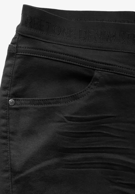 Thermo-Jeggings black rinsed