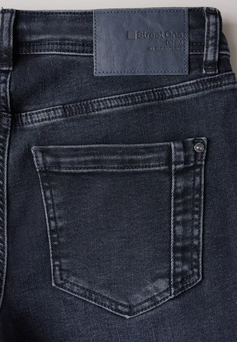 Thermo Jeans blue black used wash