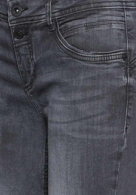 Jeans im Casual Fit steel grey net wash