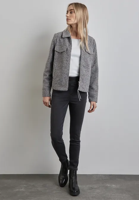 Thermo-Jeggings dark grey slightly washed