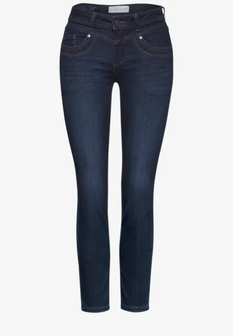 Jeans im Slim Fit deep indigo washed