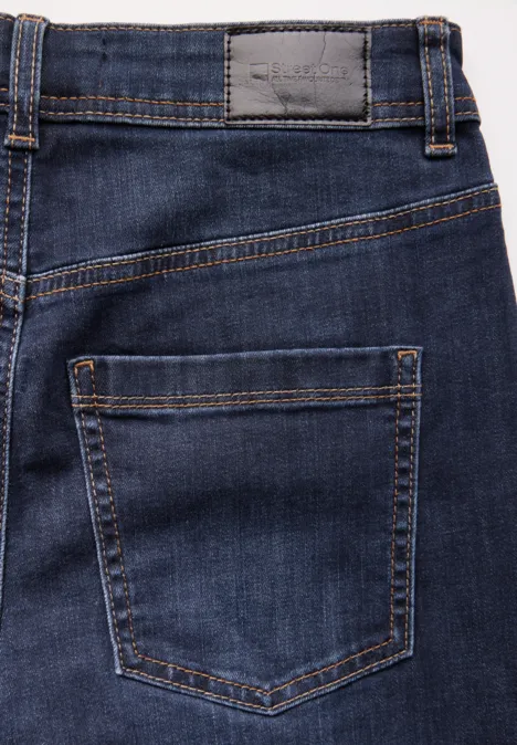 Bootcut Jeans dark indigo slightly washed