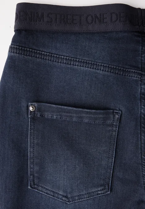 Denim Thermo-Jeggings slightly washed indigo