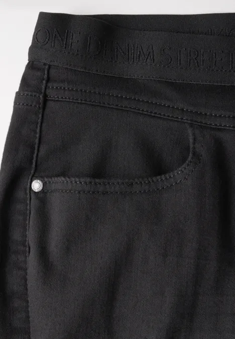 Denim Thermo-Jeggings black rinsed