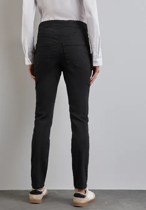 Jeggings im Skinny Fit soft black wash