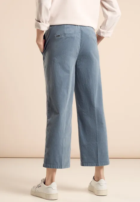 Cordhose im Casual Fit cloudy blue