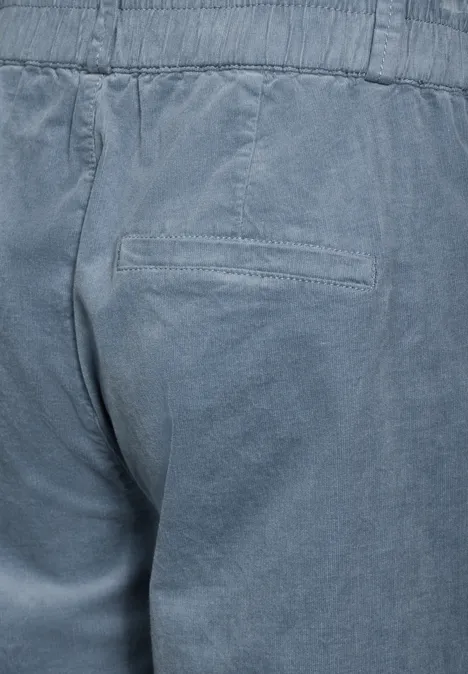 Cordhose im Casual Fit cloudy blue