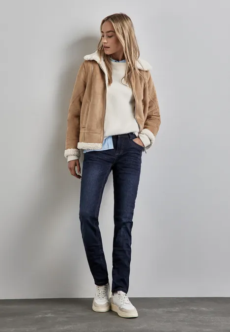 Jeans im Casual Fit deep indigo washed