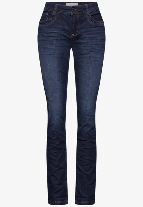 Jeans im Casual Fit deep indigo washed