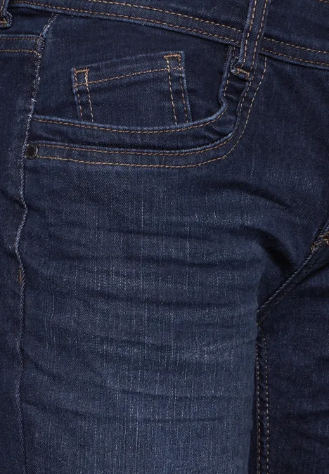 Jeans im Casual Fit deep indigo washed
