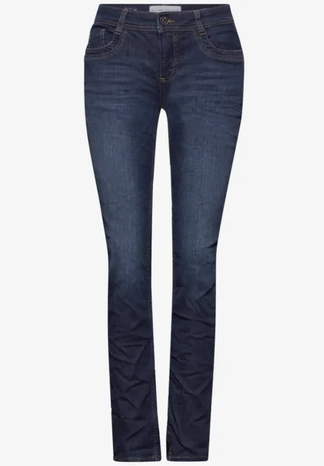 Jeans im Casual Fit deep indigo washed