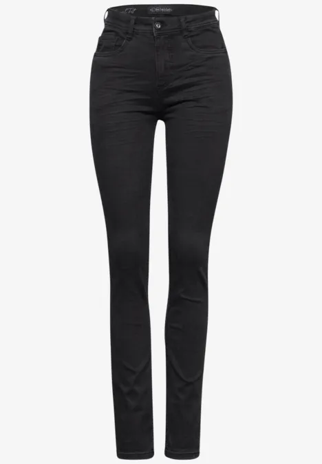 Jeans im Casual Fit deep black wash