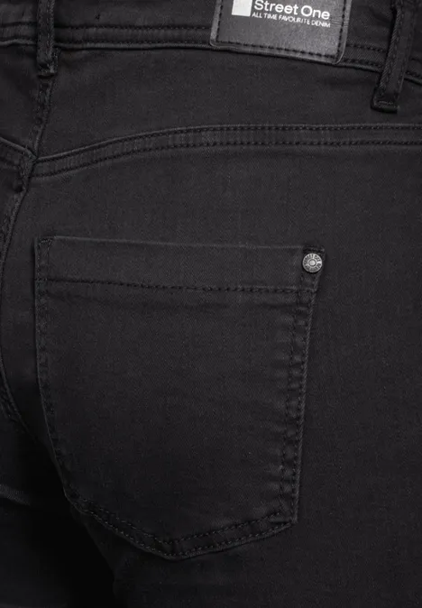Jeans im Casual Fit deep black wash