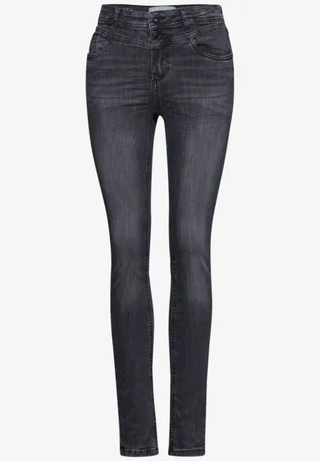 Jeans im Slim Fit steel grey net wash