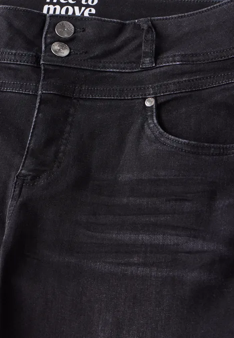 Jeans im Casual Fit black slightly washed