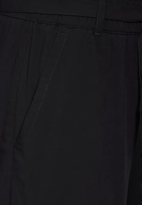Paperbag Shorts Black