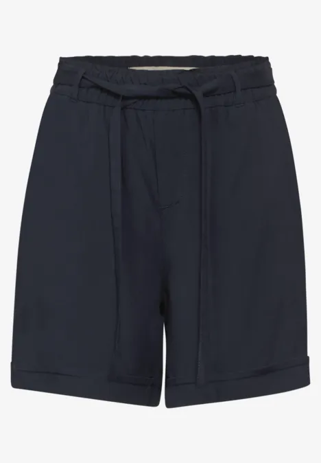 Paperbag Shorts deep blue