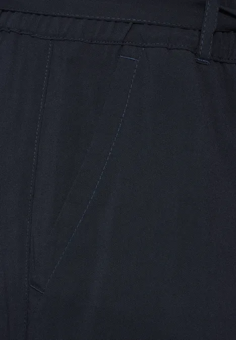 Paperbag Shorts deep blue
