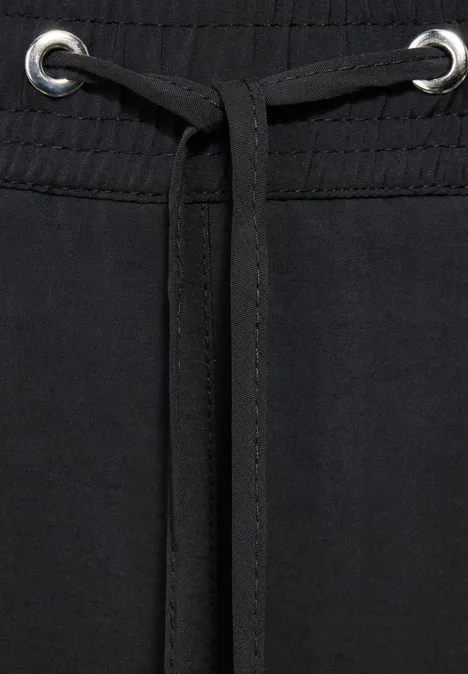 Wide Leg Hose Black