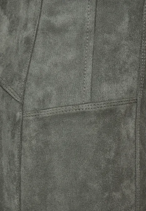 Hose im Verlours-Look pine wood green