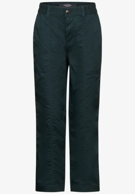 Hose im Loose Fit hunter green