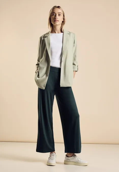 Jersey Hose im Loose Fit hunter green