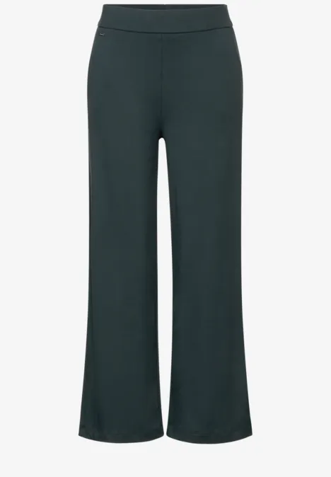 Jersey Hose im Loose Fit hunter green