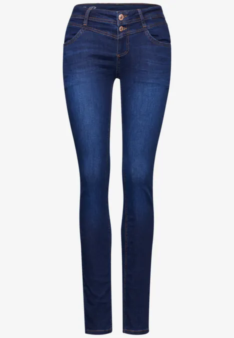 Jeans im Slim Fit dark indigo slightly wash