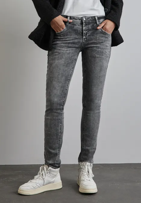 Jeans im Slim Fit grey washed