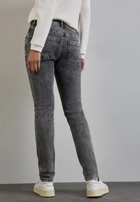Jeans im Casual Fit grey washed