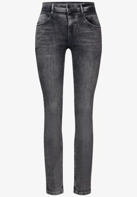 Jeans im Casual Fit grey washed