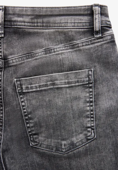 Jeans im Casual Fit grey washed