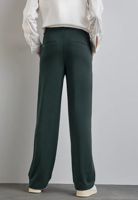 Hose im Casual Fit hunter green