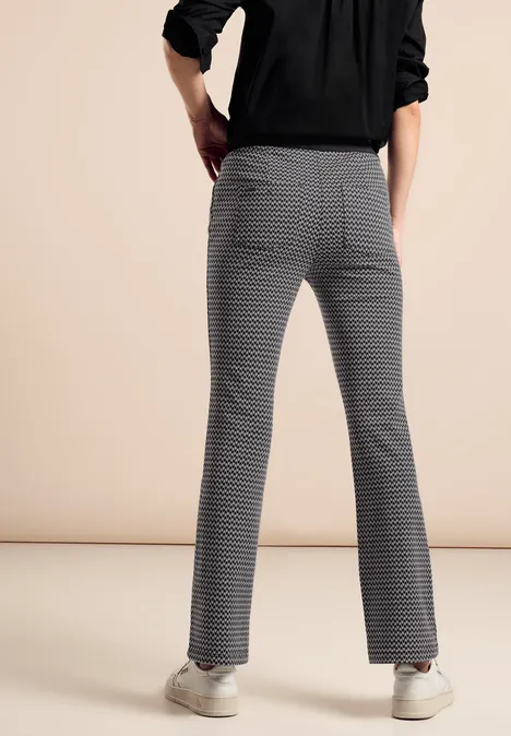 Hose im Skinny Fit Black