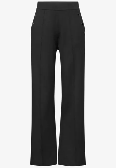 Straight Leg Hose Black