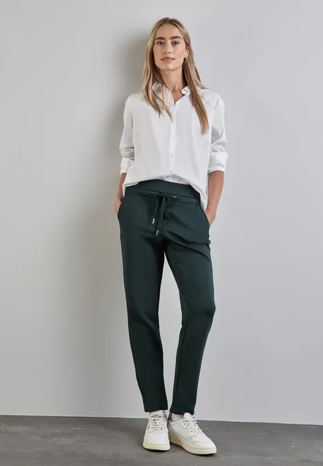 Hose im Loose Fit hunter green