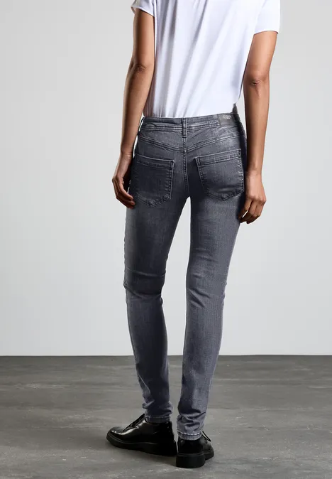 Jeans im Slim Fit steel grey net wash