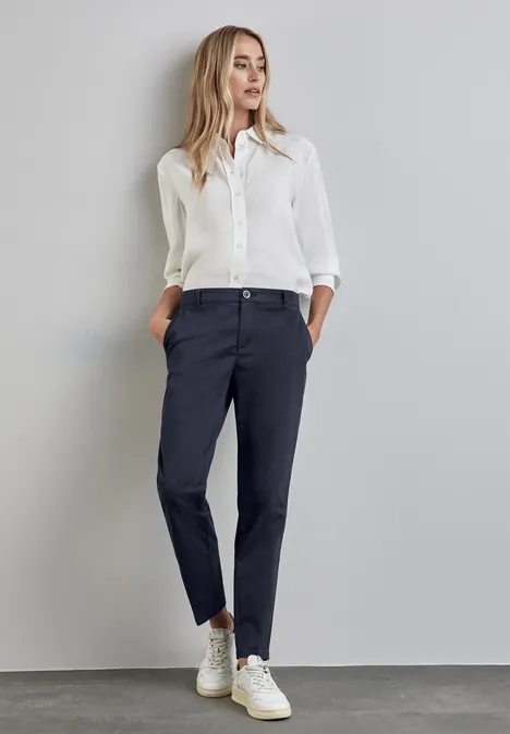Weiche Chino night sky blue