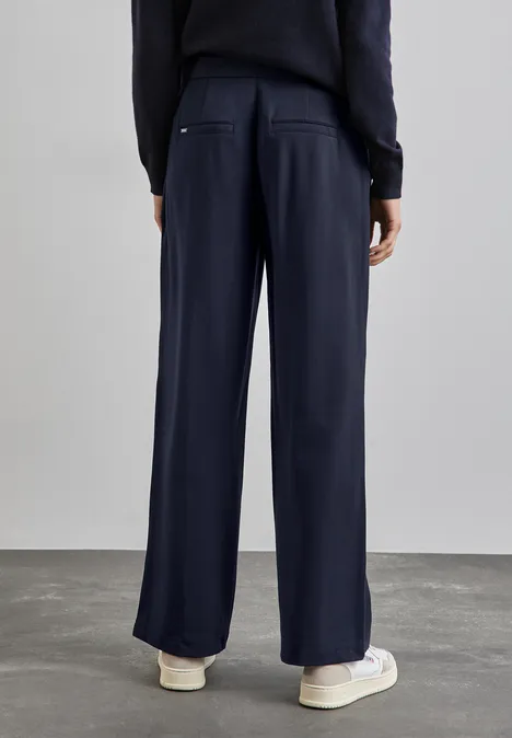 Hose im Casual Fit deep blue