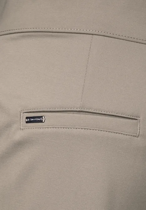 Hose im Casual Fit driftwood beige