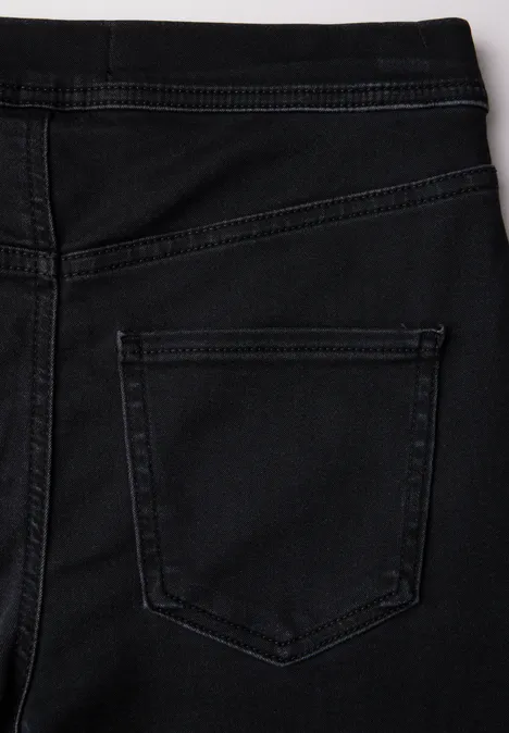 Jeggings en coupe skinny black slightly washed