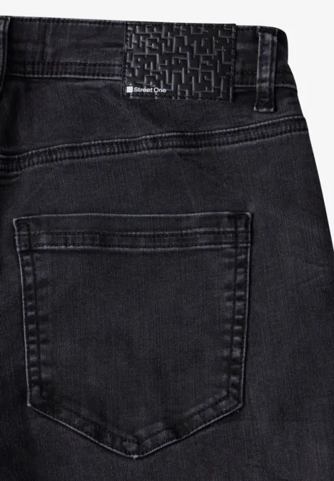 Jeans bootcut black net wash