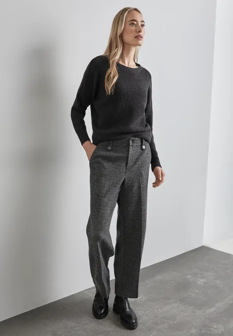 Straight Leg Hose echo grey mel.