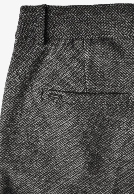 Straight Leg Hose echo grey mel.